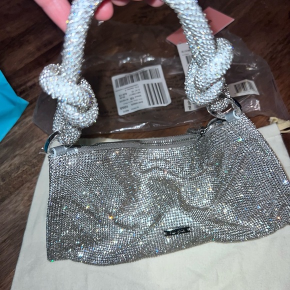 cult gaia hera nano rhinestone shoulder bag clear color - Picture 2 of 11